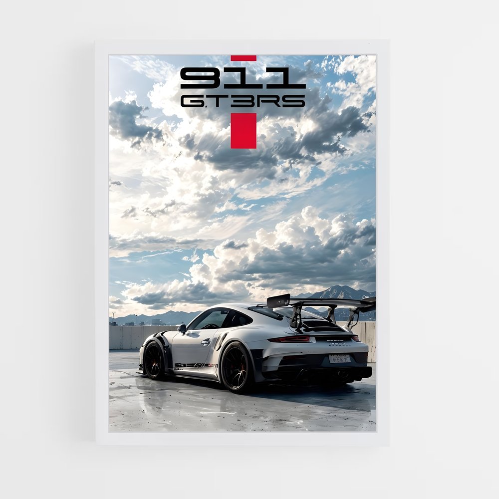 Poster magnifique gt – affiche Porsche (vue 3)